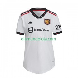 Camisola Manchester United Mulher Equipamento Segundo 2022-2023 Manga Curta